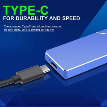 НОВЫЙ Оригинальный Портативный SSD Высокоскоростной 1 ТБ 2 ТБ 4 ТБ 8 ТБ 16 ТБ Внешний Твердотельный Накопитель USB3.1 Type-C Жесткий Диск для ноутбука