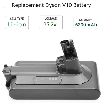 Недавно модернизированный сменный аккумулятор SV12 6800 мАч 100 Втч для Dyson V10 battery V10 Absolute V10 Fluffy cyclone V10 Battery