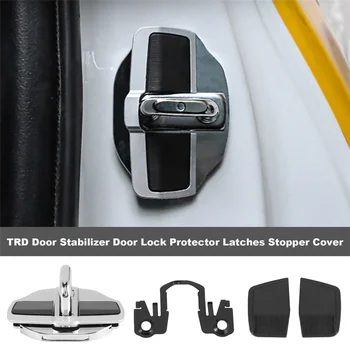 1 Комплект TRD Дверной Стабилизатор Дверной Замок Протектор Защелки Стопорная Крышка для Lexus Всех Серий ES GX460 LC LS LX NX RX UX