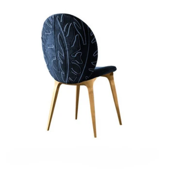 Минималистичные обеденные стулья в скандинавском стиле Современный дизайн Спальня Сад Роскошные Обеденные стулья Представительская кухня Мебель для дома Silla Comedor