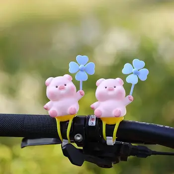 Резиновая свинья Broken Wind, креативная подвеска в виде милой свиньи на дорожном велосипеде, Многофункциональные миниатюры для езды на велосипеде, декор для автомобиля, Товары для дома
