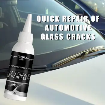 Комплект для ремонта лобового стекла Жидкость для ремонта автомобильных стекол Комплект для ремонта трещин на стекле автомобиля Инструменты для отверждения клея для оконного экрана